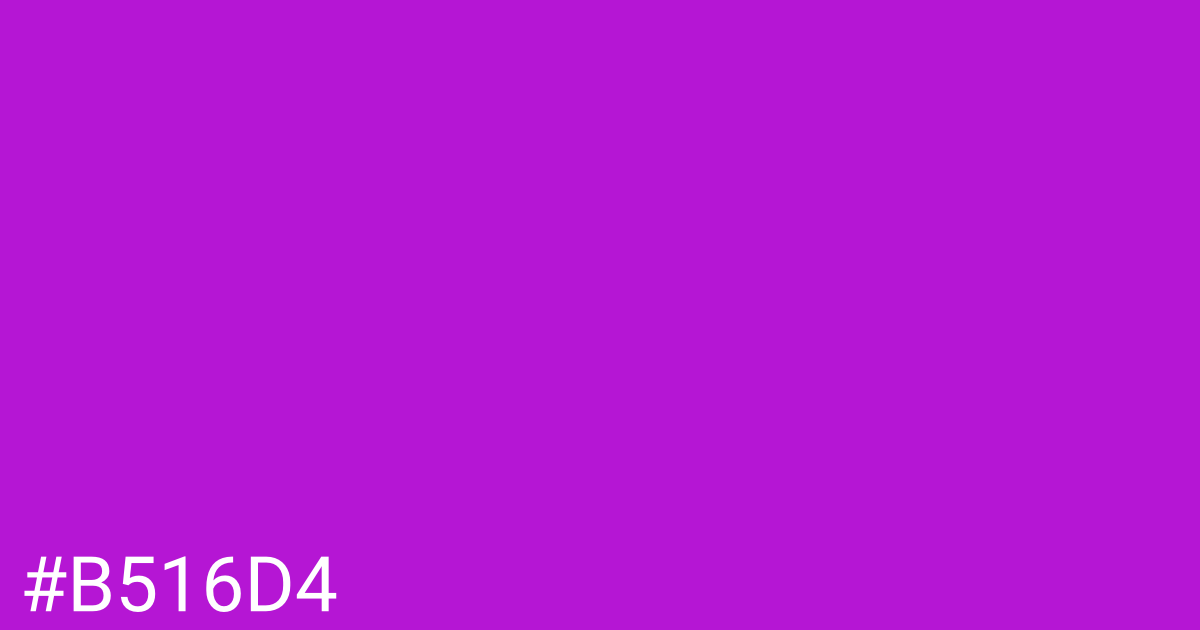 Hex color #b516d4 graphic