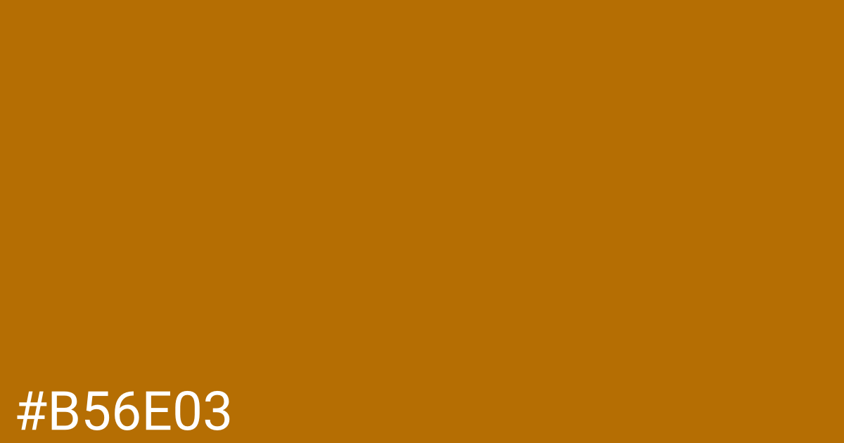 Hex color #b56e03 graphic