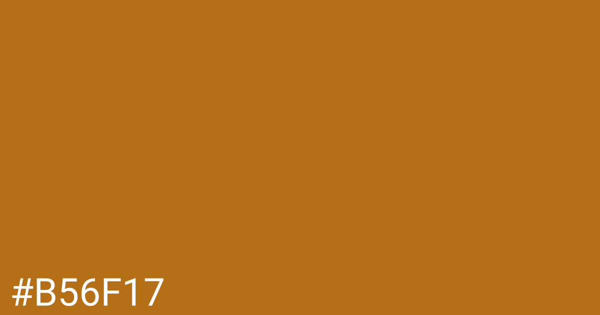 Hex color #b56f17 graphic