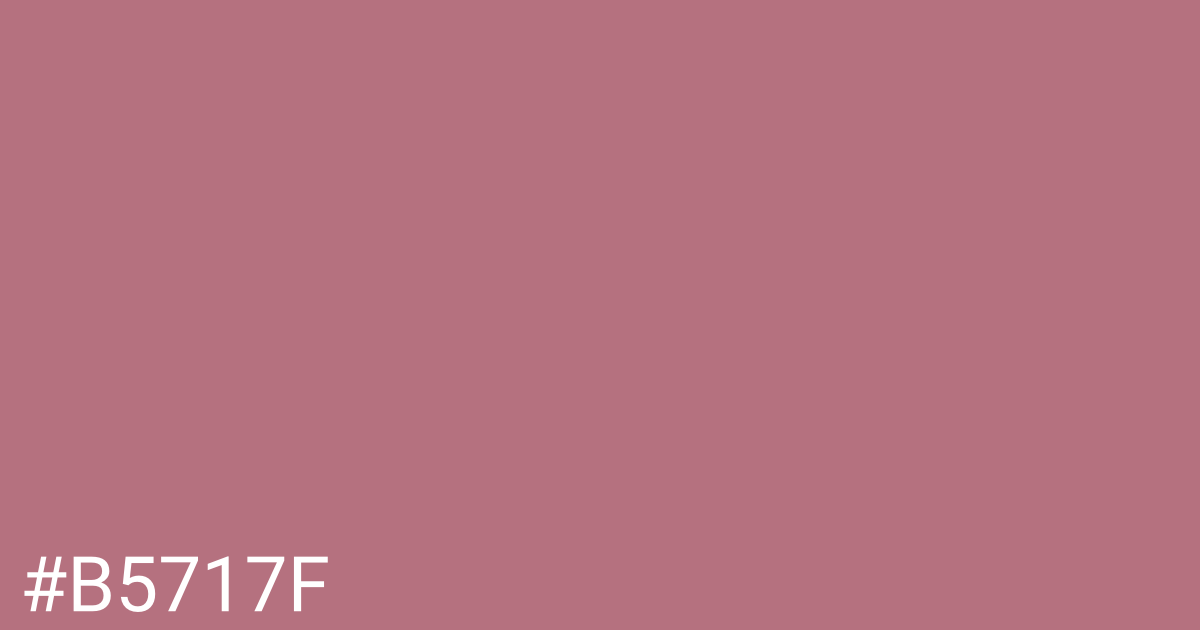 Hex color #b5717f graphic