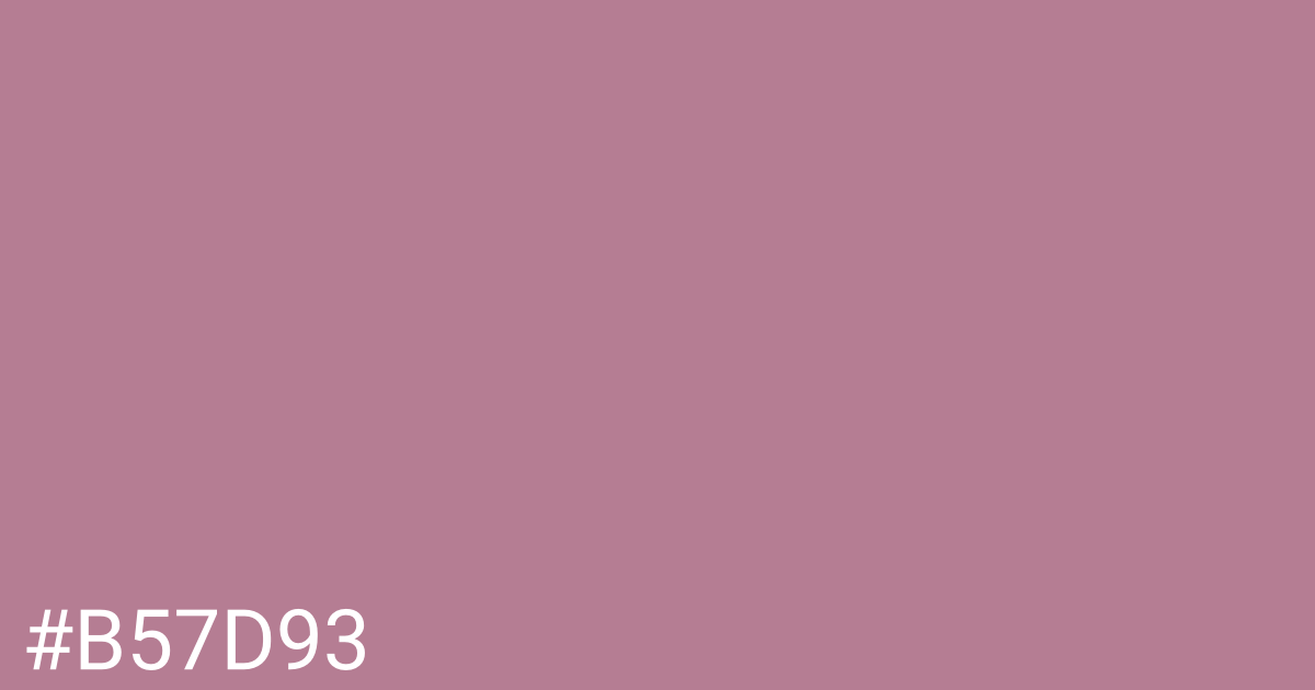 Hex color #b57d93 graphic