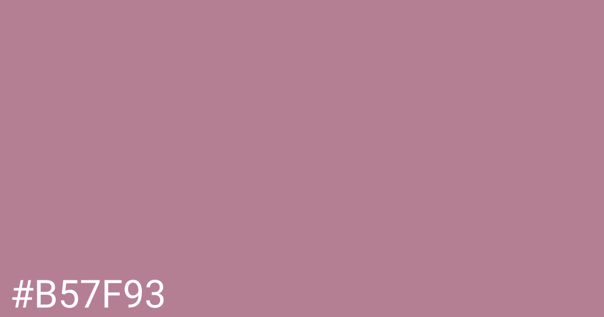 Hex color #b57f93 graphic