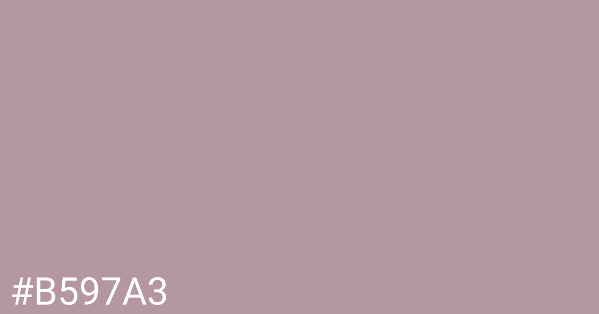 Hex color #b597a3 graphic