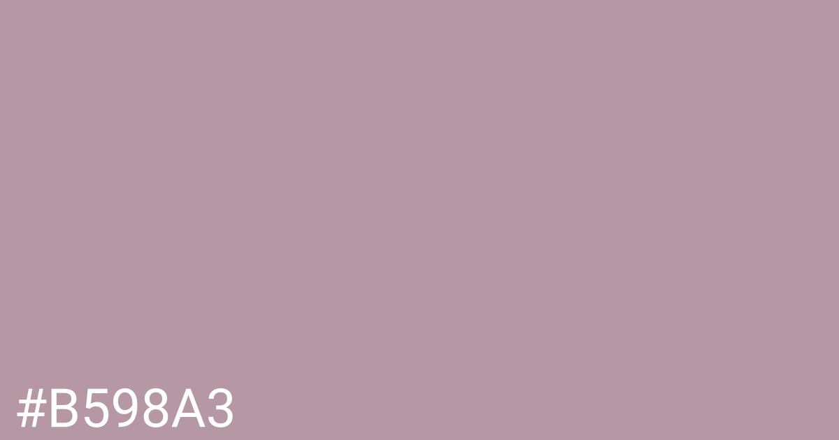 Hex color #b598a3 graphic