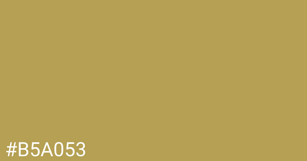 Hex color #b5a053 graphic