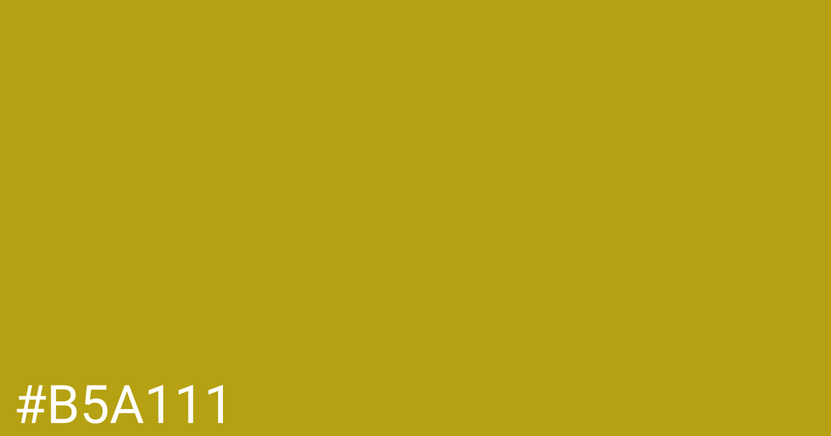 Hex color #b5a111 graphic