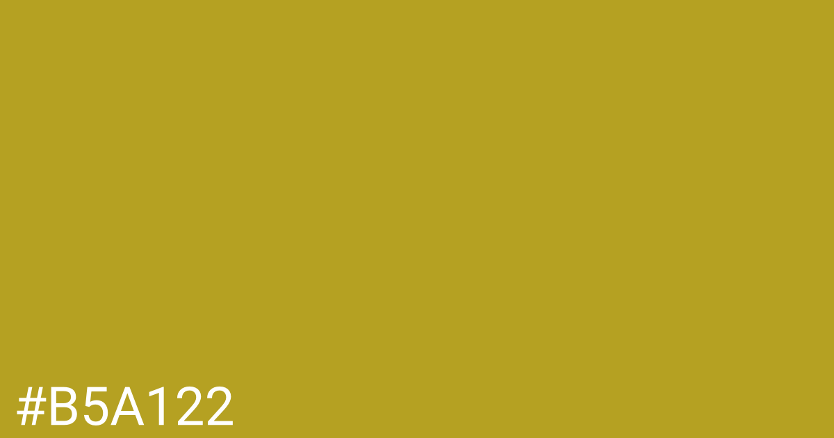 Hex color #b5a122 graphic