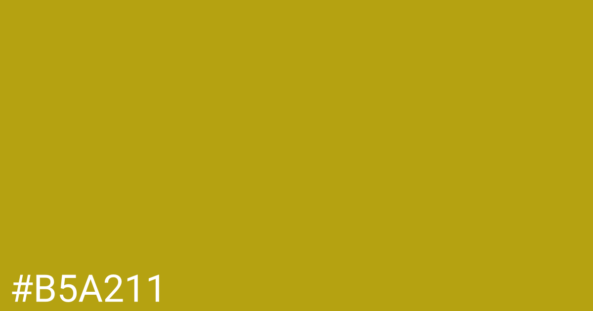 Hex color #b5a211 graphic