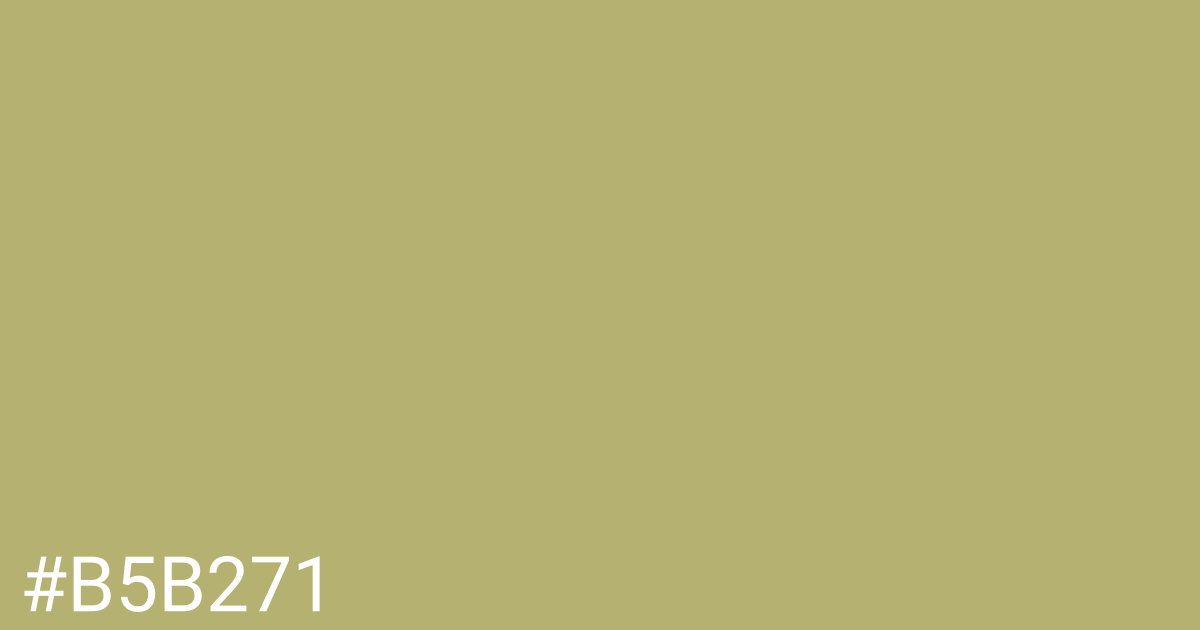 Hex color #b5b271 graphic