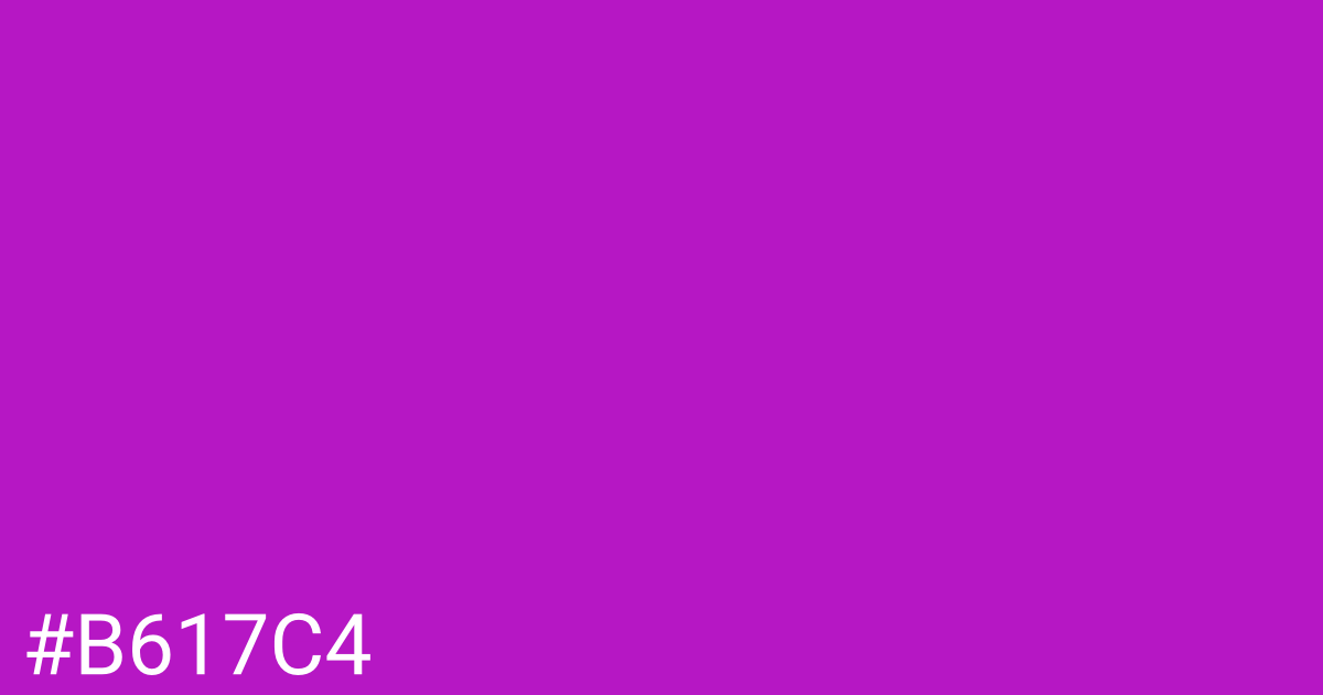 Hex color #b617c4 graphic