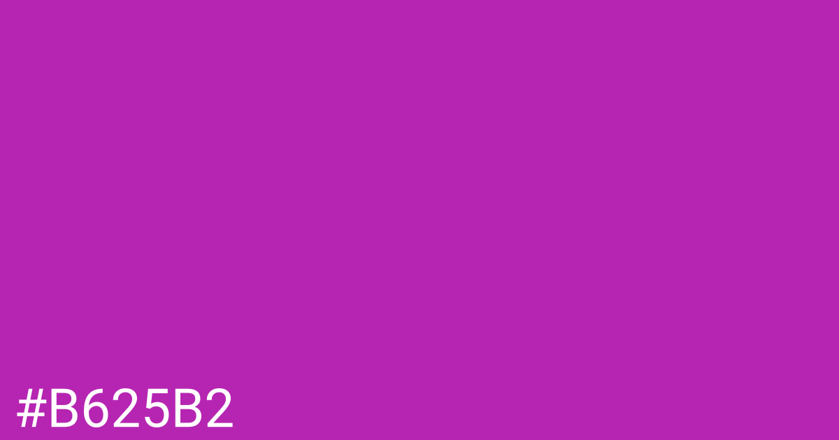 Hex color #b625b2 graphic