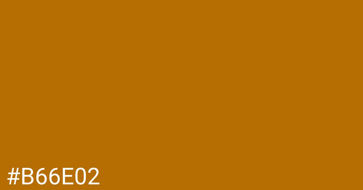 Hex color #b66e02 graphic