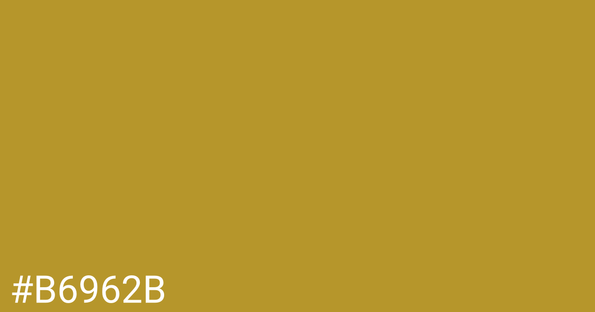 Hex color #b6962b graphic