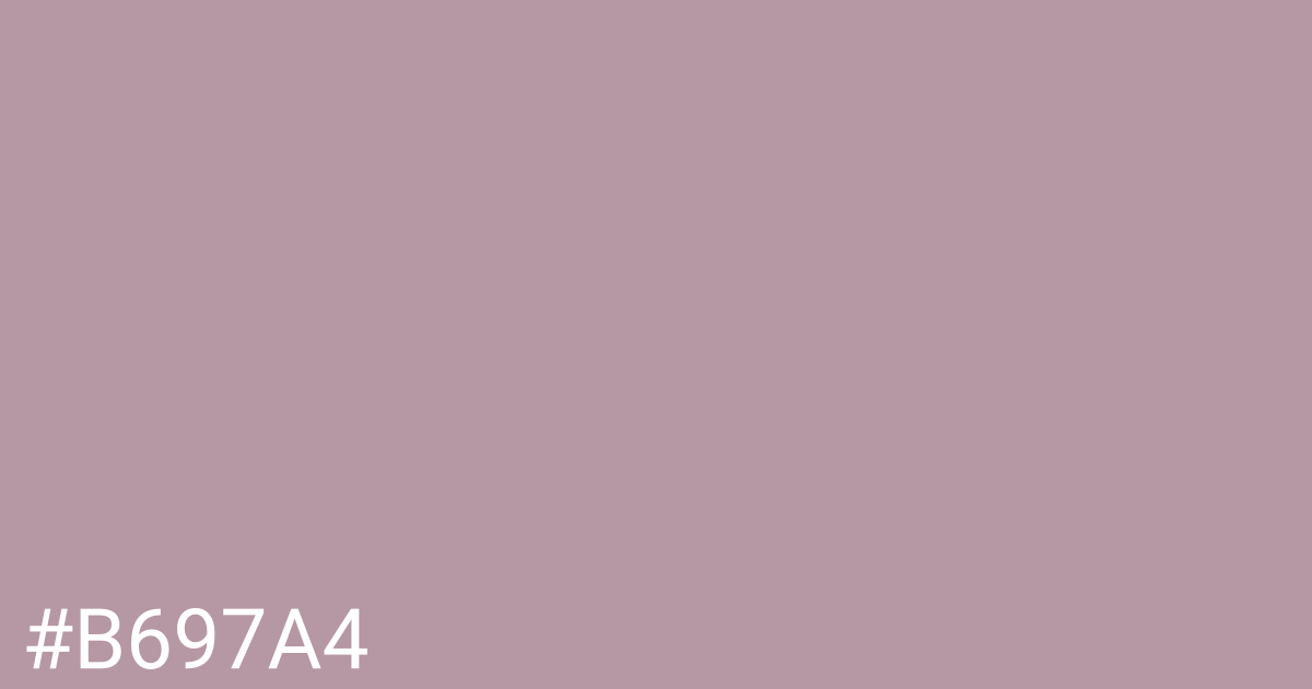 Hex color #b697a4 graphic