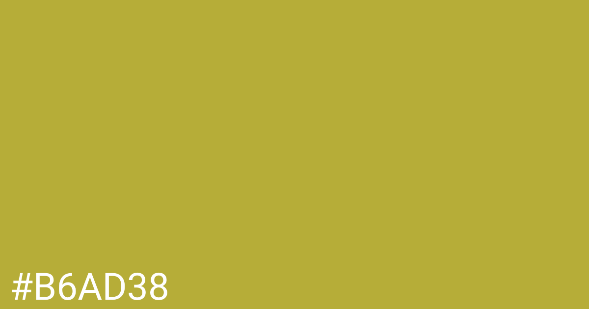 Hex color #b6ad38 graphic