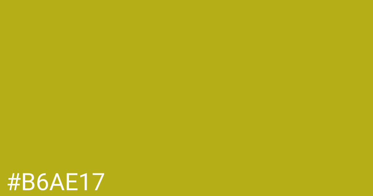 Hex color #b6ae17 graphic