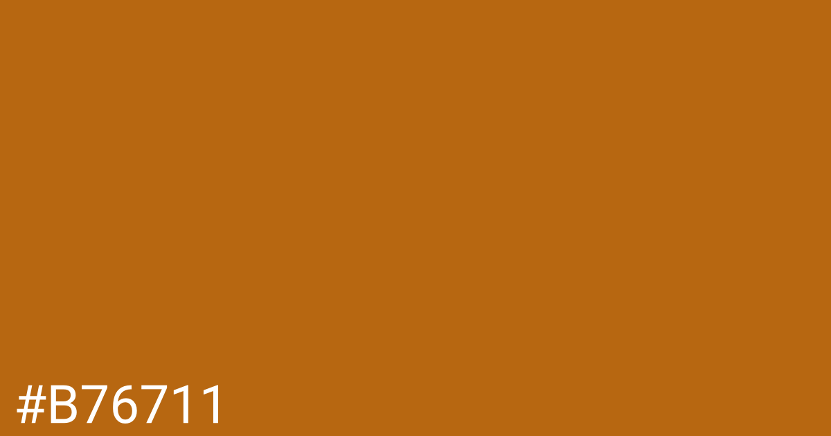 Hex color #b76711 graphic