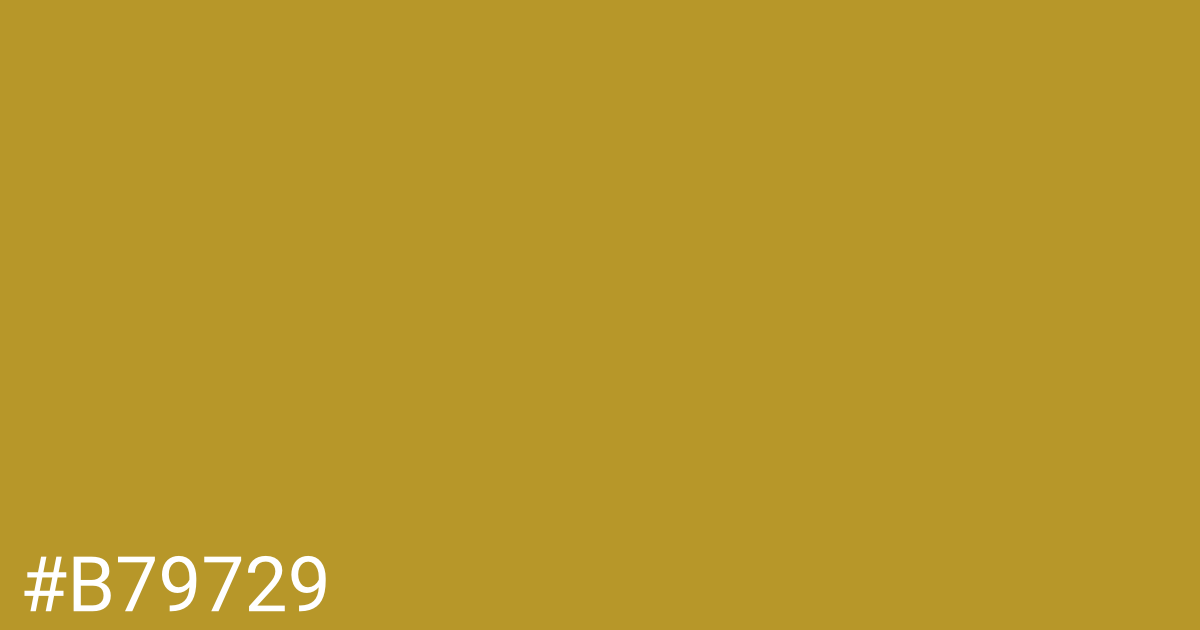 Hex color #b79729 graphic