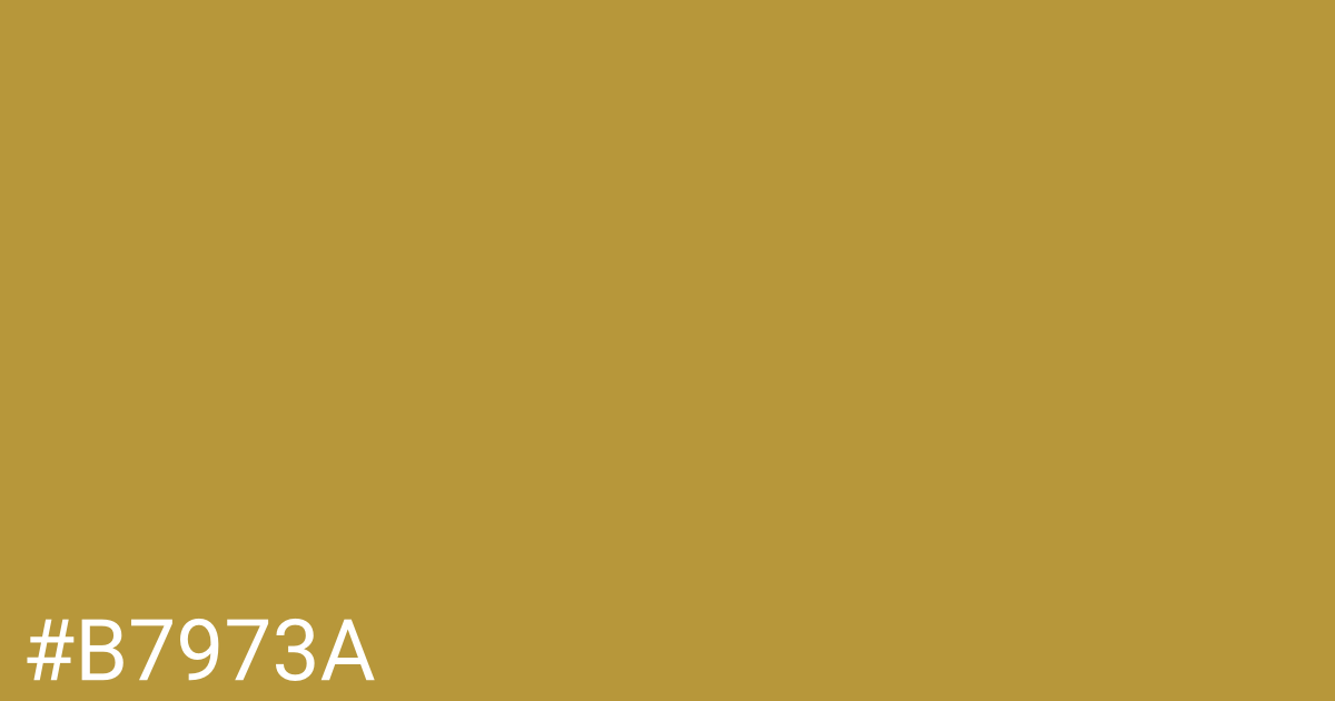 Hex color #b7973a graphic