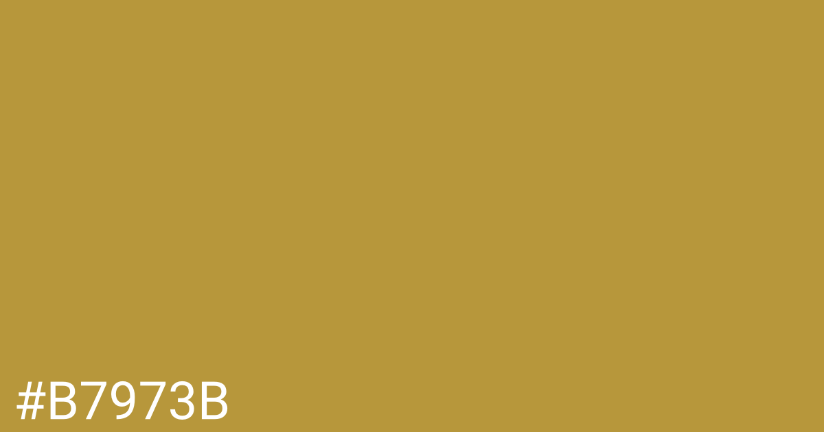 Hex color #b7973b graphic