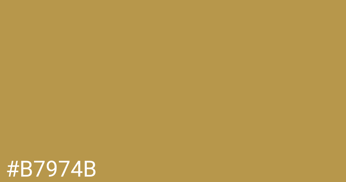 Hex color #b7974b graphic