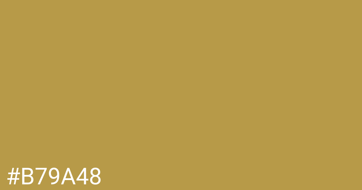 Hex color #b79a48 graphic