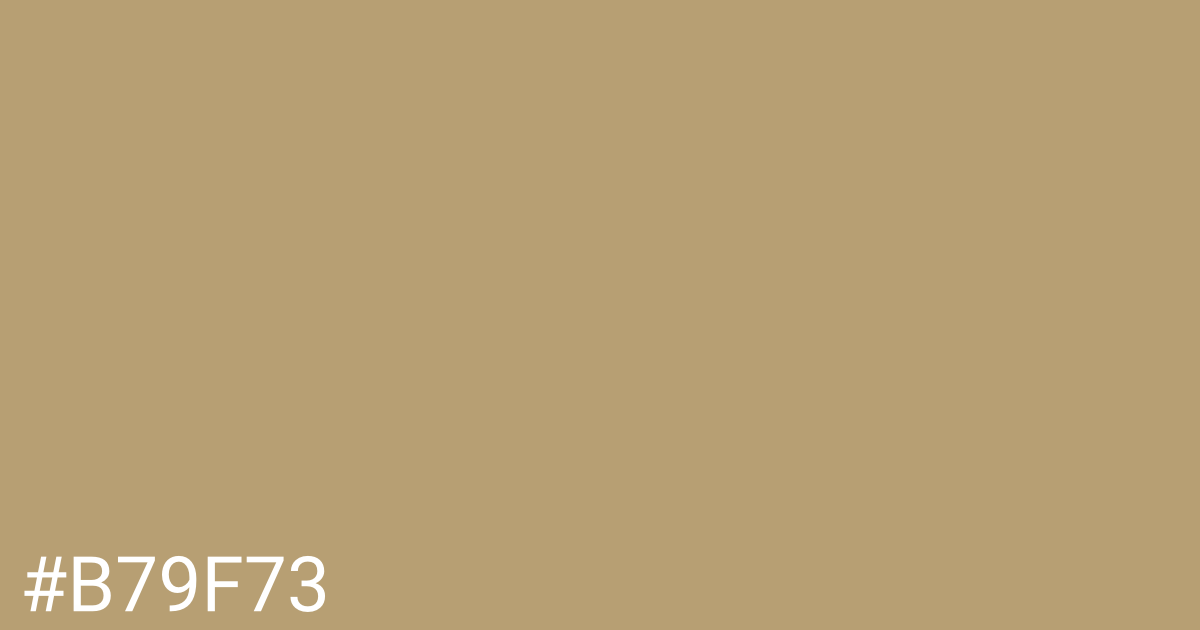 Hex color #b79f73 graphic