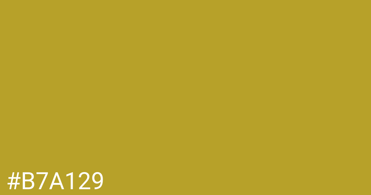 Hex color #b7a129 graphic