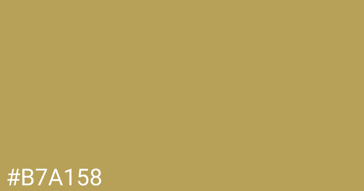 Hex color #b7a158 graphic