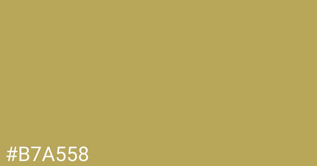 Hex color #b7a558 graphic