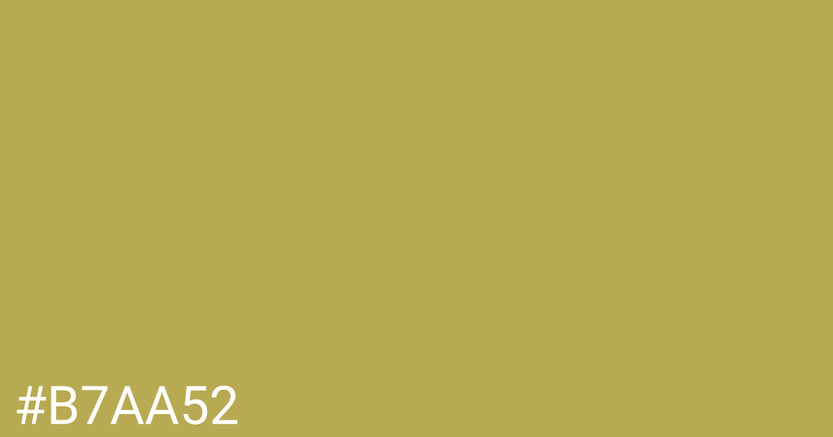 Hex color #b7aa52 graphic