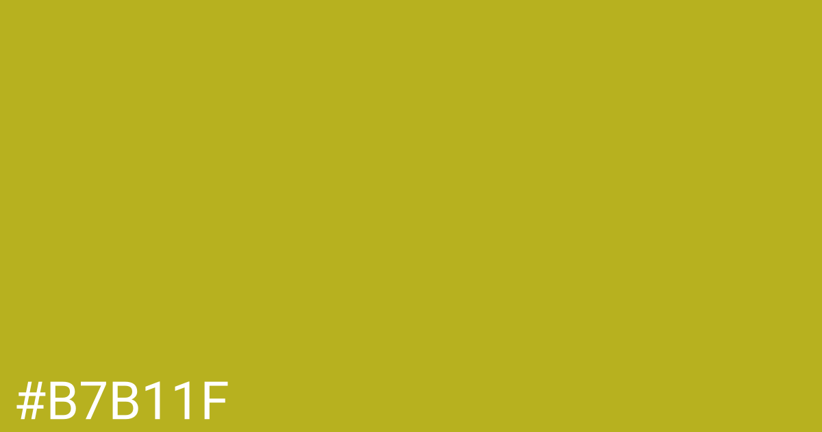 Hex color #b7b11f graphic