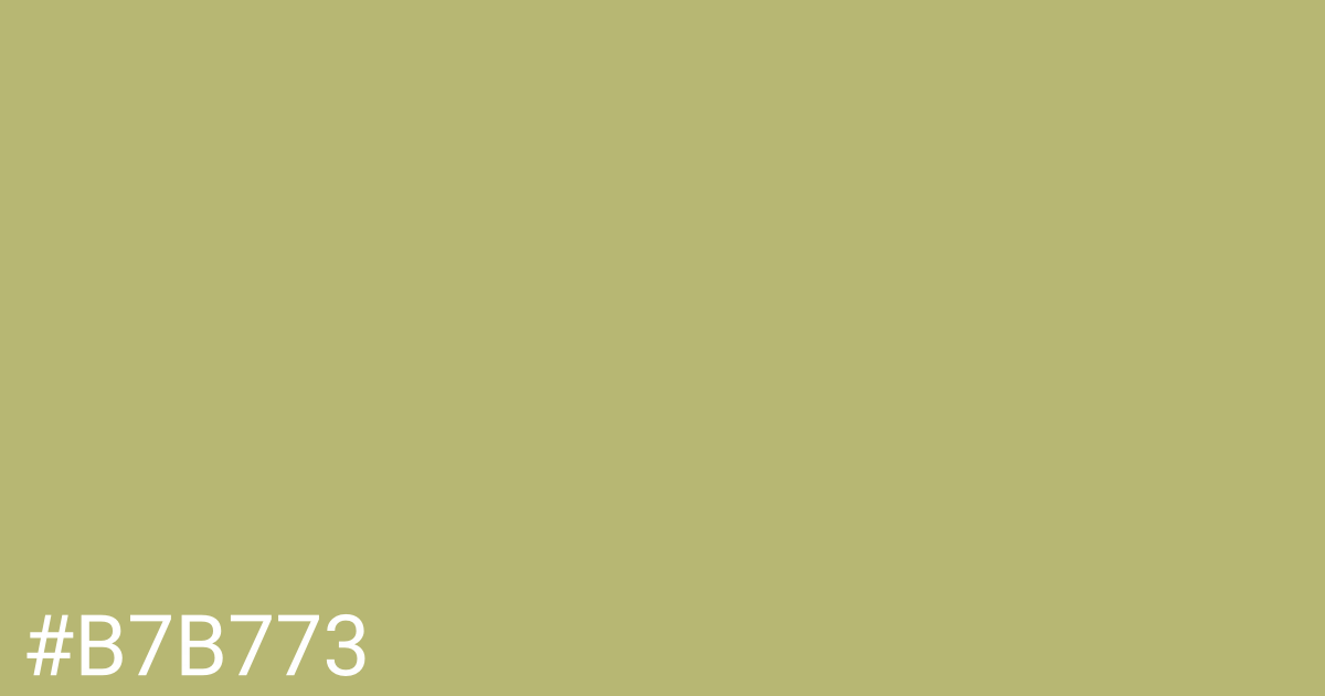 Hex color #b7b773 graphic