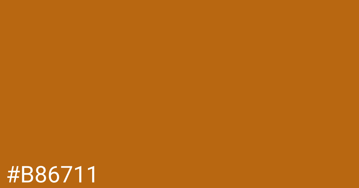 Hex color #b86711 graphic
