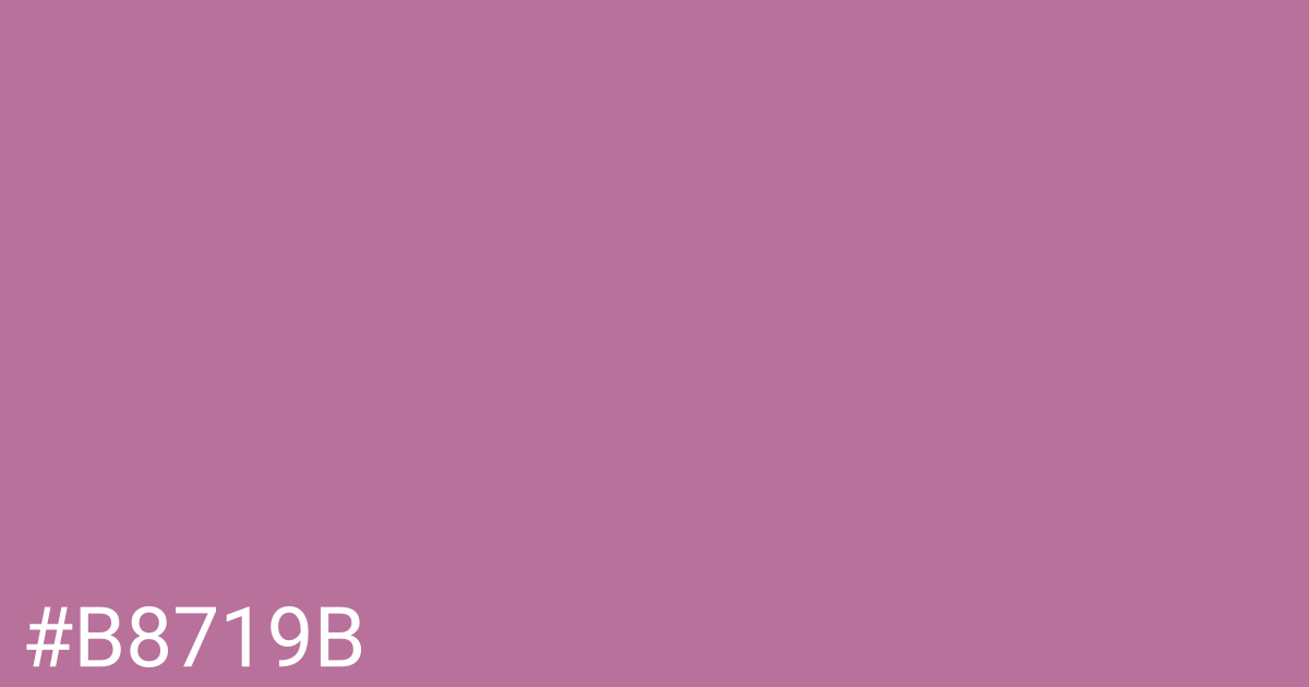 Hex color #b8719b graphic