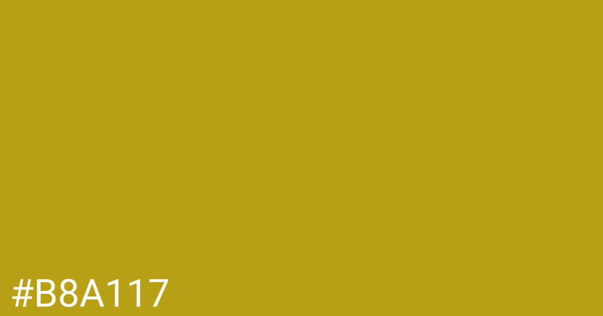 Hex color #b8a117 graphic