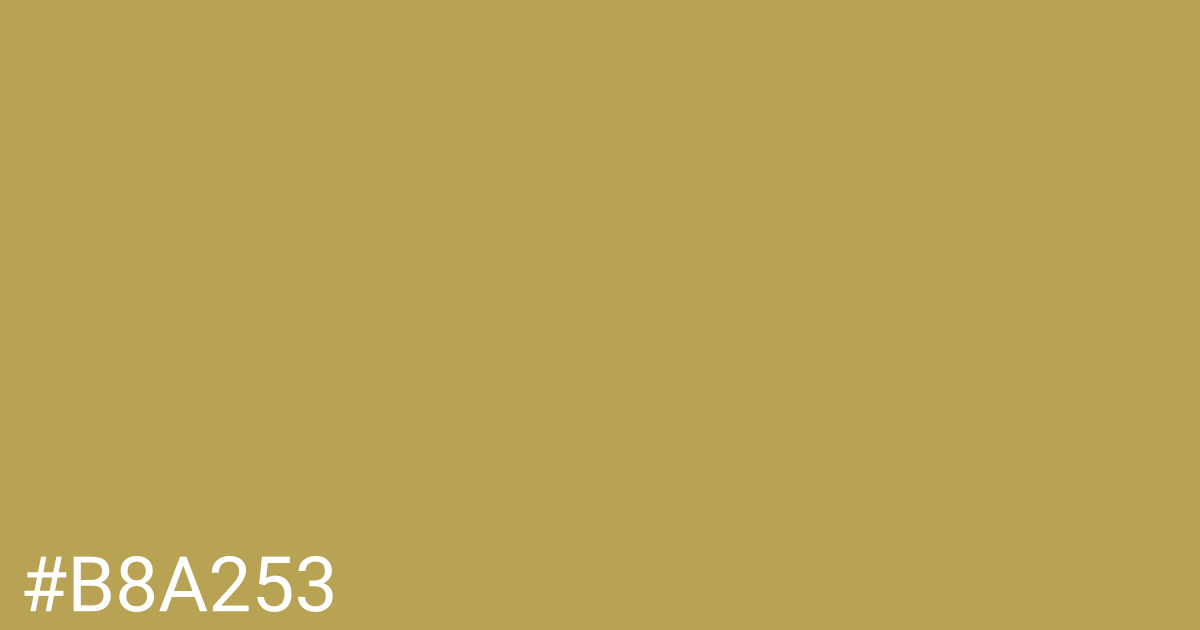 Hex color #b8a253 graphic