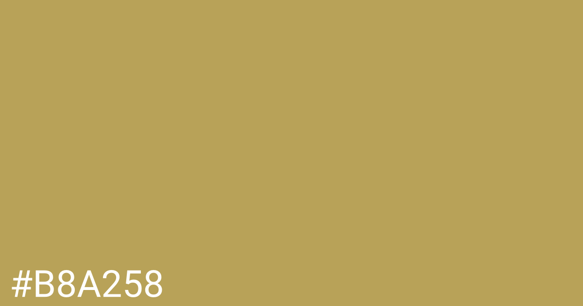 Hex color #b8a258 graphic