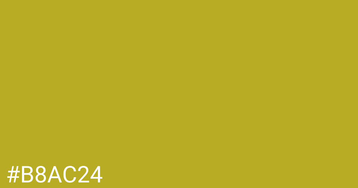 Hex color #b8ac24 graphic