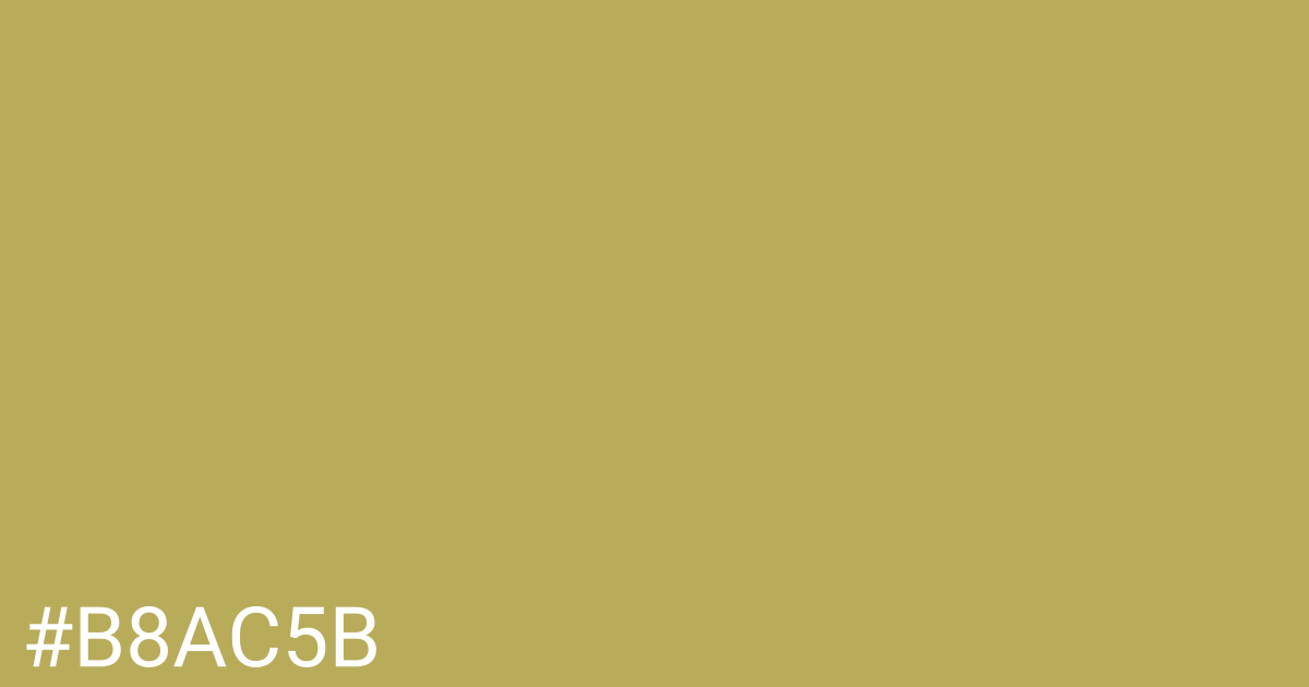 Hex color #b8ac5b graphic