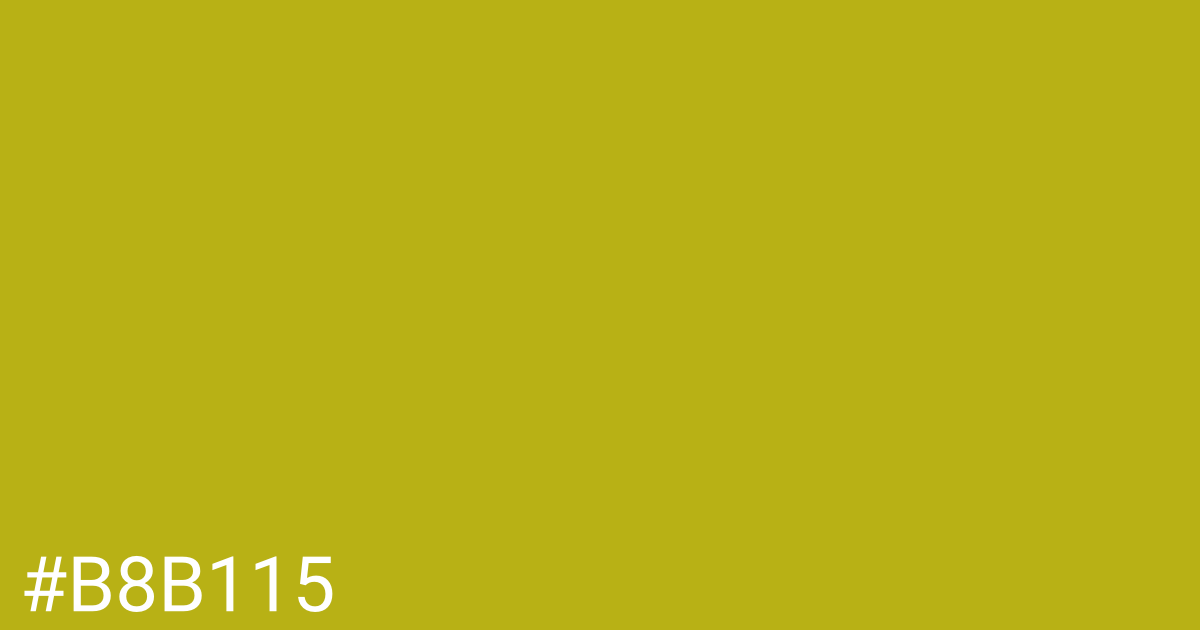 Hex color #b8b115 graphic