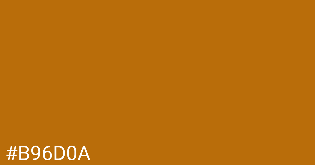 Hex color #b96d0a graphic