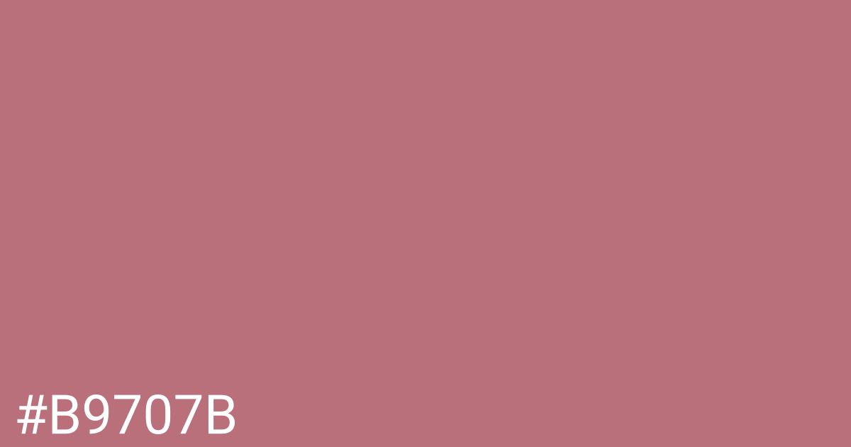 Hex color #b9707b graphic