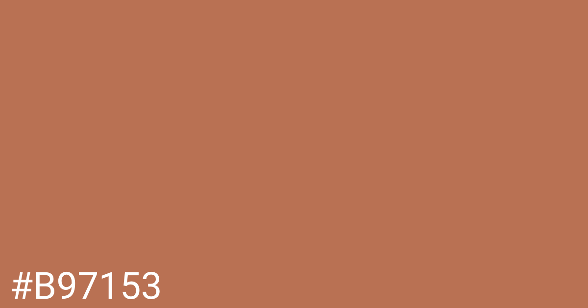 Hex color #b97153 graphic