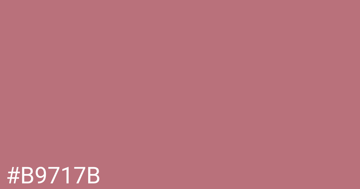 Hex color #b9717b graphic