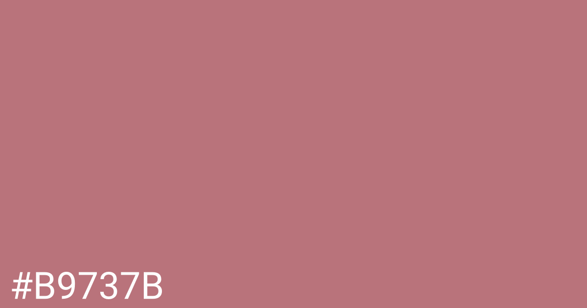 Hex color #b9737b graphic