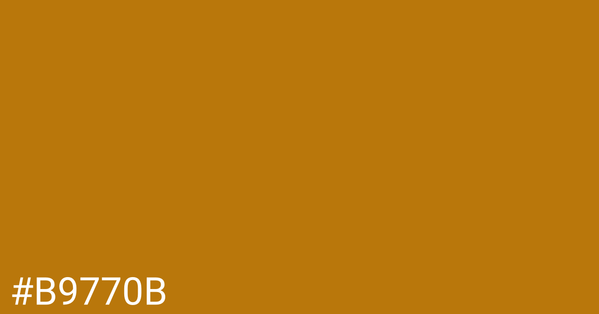 Hex color #b9770b graphic