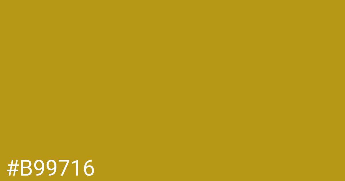 Hex color #b99716 graphic