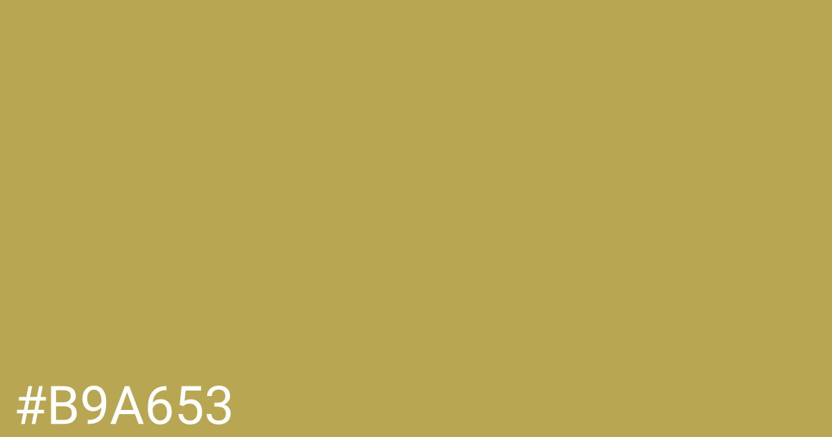 Hex color #b9a653 graphic