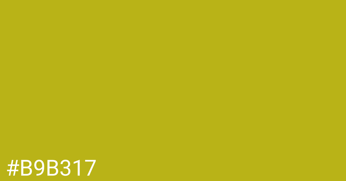 Hex color #b9b317 graphic